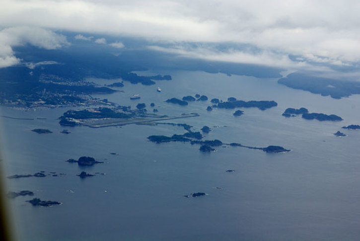Sitka Alaska from air