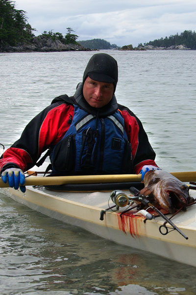kayak fishing in Alaska
